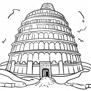 Tower Of Babel Coloring Page 46593-38796