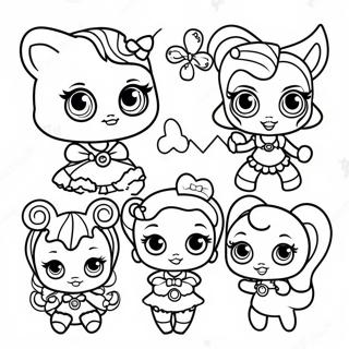 Cute Monster High Baby Characters Coloring Page 46604-38801