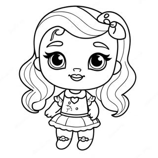 Cute Monster High Baby Characters Coloring Page 46604-38804