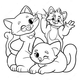 Aristocats Coloring Page 4661-3746