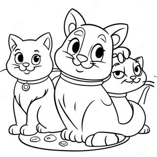 Aristocats Coloring Page 4661-3748