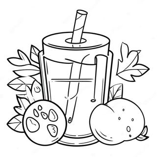 Juice Coloring Page 46623-38806