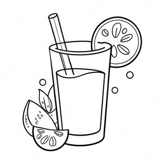 Juice Coloring Page 46623-38808