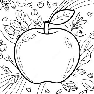 Apple Coloring Page 46633-38820