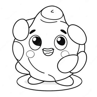 Cute Cookie Swirl C Character Coloring Page 46654-38850