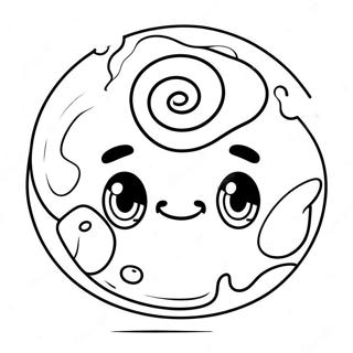 Cute Cookie Swirl C Character Coloring Page 46654-38852