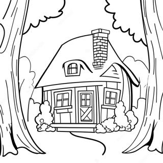 Little House In The Big Woods Coloring Page 46673-38854