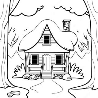 Little House In The Big Woods Coloring Page 46673-38855