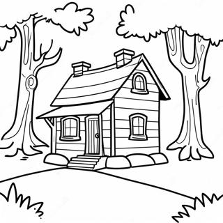 Little House In The Big Woods Coloring Page 46673-38856