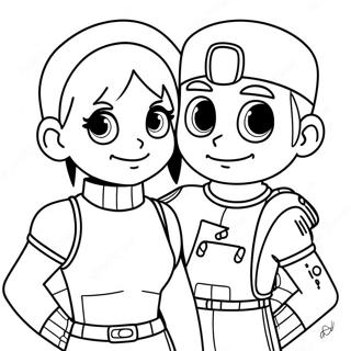 Jessie And James Team Rocket Coloring Page 46694-38874