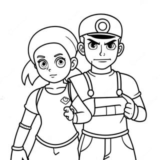 Jessie And James Team Rocket Coloring Page 46694-38875