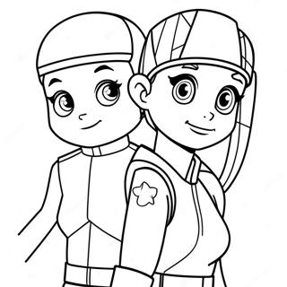 Jessie And James Team Rocket Coloring Page 46694-38876