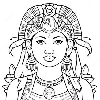 Maya And The Three Coloring Page 46723-38894