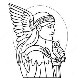 Athena Coloring Pages