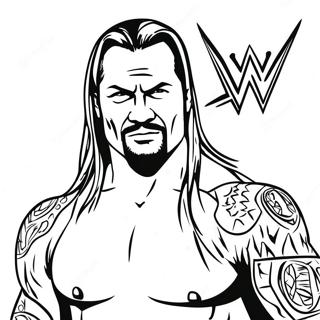 Wwe Coloring Page 46763-38928