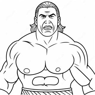 Wwe Wrestler In Action Coloring Page 46764-38929