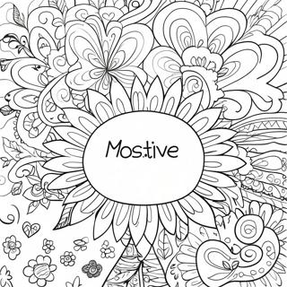 Positive Affirmations Coloring Page 46774-38943