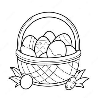 Easter Basket Coloring Pages