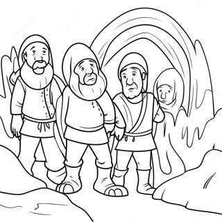 Fiery Furnace Coloring Pages