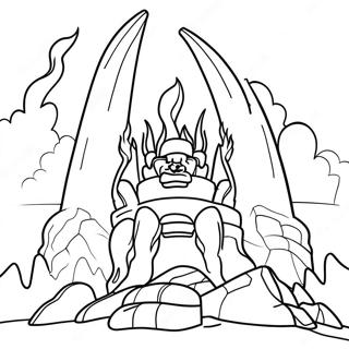 Fiery Furnace Coloring Pages