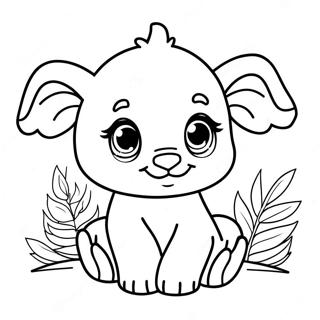 Baby Animal Coloring Page 46843-38994