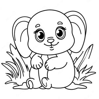 Baby Animal Coloring Page 46843-38995