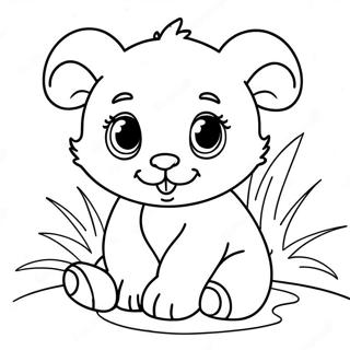 Baby Animal Coloring Page 46843-38996