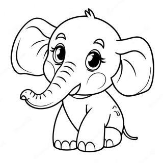 Baby Animal Cute Animal Coloring Pages