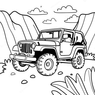 Jeep Adventure Coloring Pages