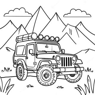 Jeep Adventure Coloring Page 46863-38998