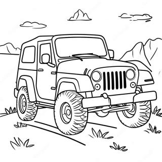 Jeep Adventure Coloring Page 46863-38999