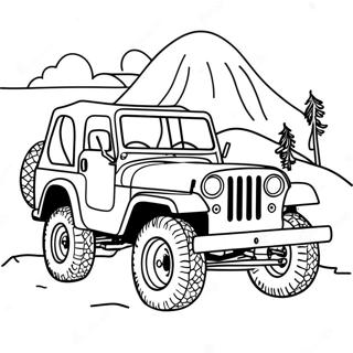 Jeep Adventure Coloring Page 46863-39000