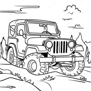 Off Road Jeep Adventure Coloring Page 46864-39007