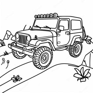 Off Road Jeep Adventure Coloring Page 46864-39008