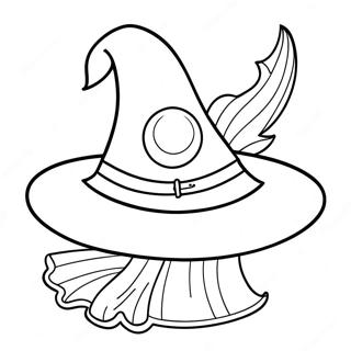 Witch Hat Coloring Page 46873-39016