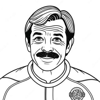 Ted Lasso Coloring Pages