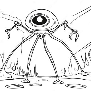 War Of The Worlds Coloring Pages