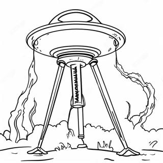 War Of The Worlds Tripod Coloring Page 46914-39038