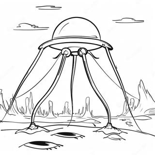 War Of The Worlds Tripod Coloring Page 46914-39040