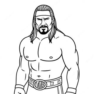 Wwe Coloring Page 4691-3771