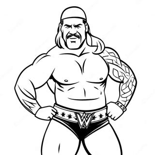 Wwe Coloring Page 4691-3772