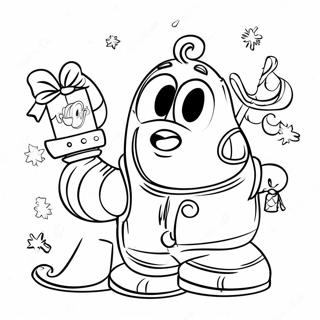 Pixar Christmas Coloring Page 46923-39064