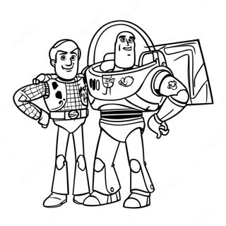 Pixar Christmas Coloring Pages