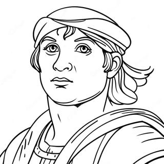 Raphael Coloring Pages