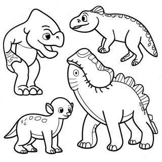 Extinct Animals Coloring Page 46973-39090