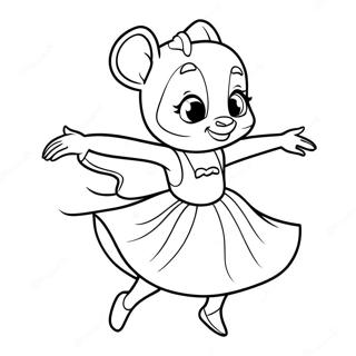 Angelina Ballerina Coloring Pages