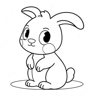 Cute Cream The Rabbit Coloring Page 47004-39122