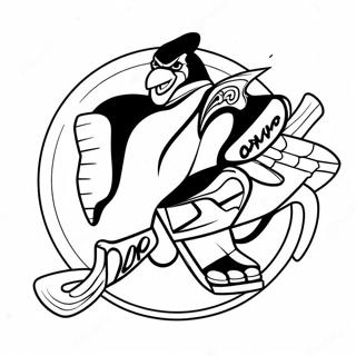 Pittsburgh Penguins Coloring Pages