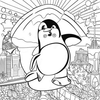 Pittsburgh Penguins Logo Coloring Page 47013-39119