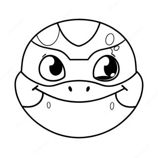 Ninja Turtles Face Coloring Page 47023-39128